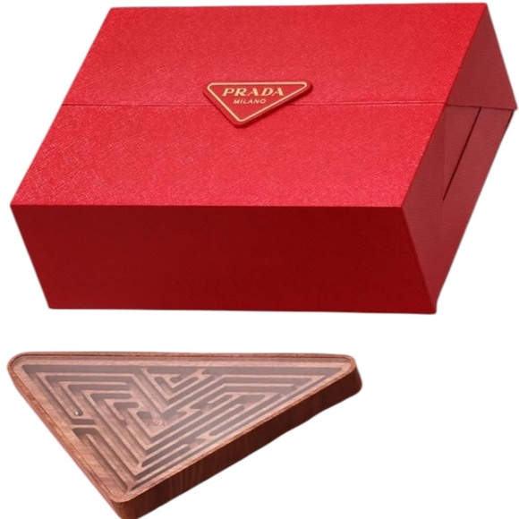 Prada Other - Prada Year of Dragon Wooden Maze Game with Scrolls NIB